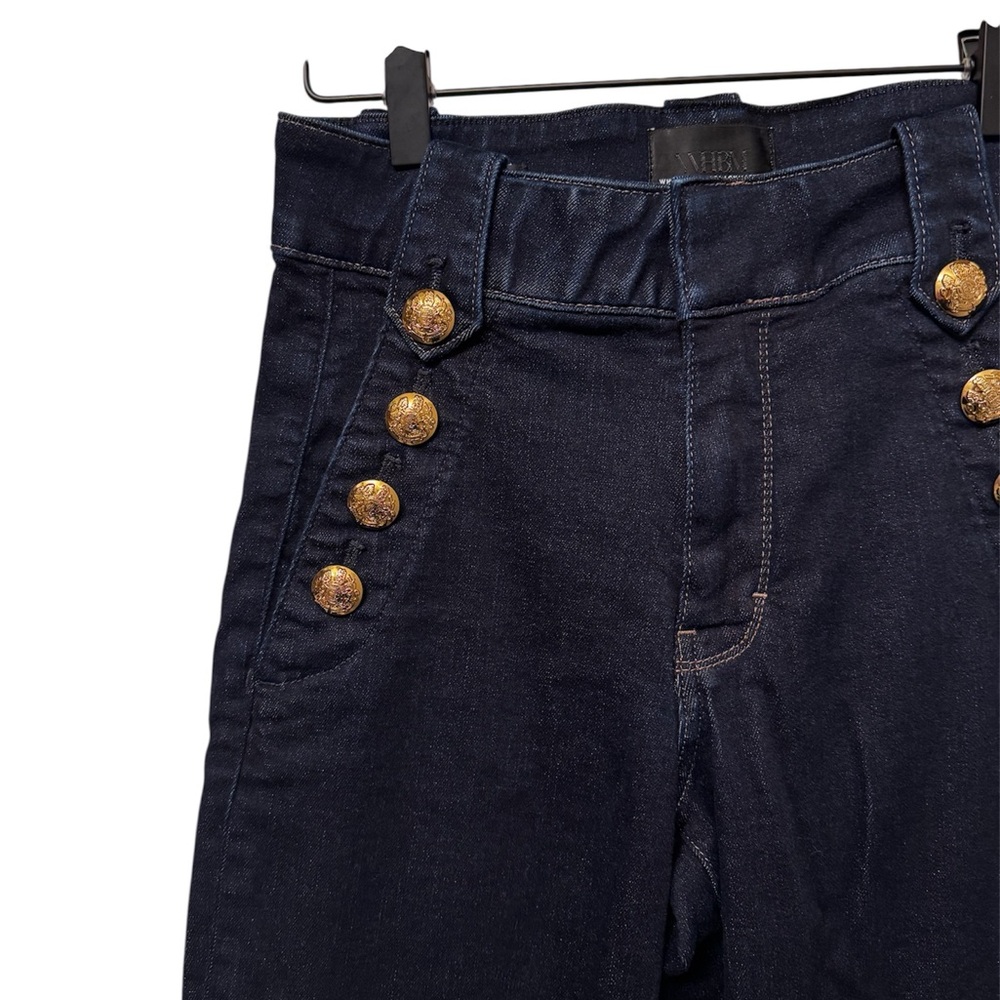 White House Black Market Women’s High-Rise Mariner Wide Leg Jeans - 4 - Picture 3 of 7